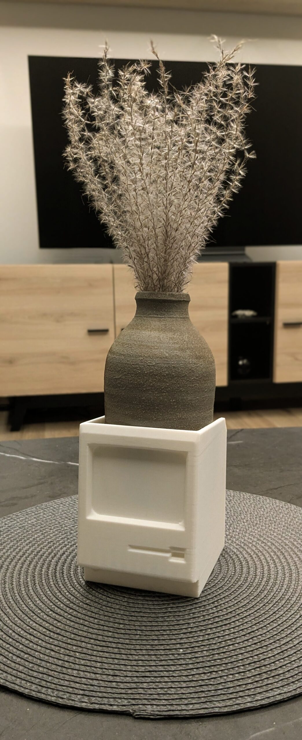 3D gaminys – Seno kompiuterio monitoriaus pavidalo vazonėlis