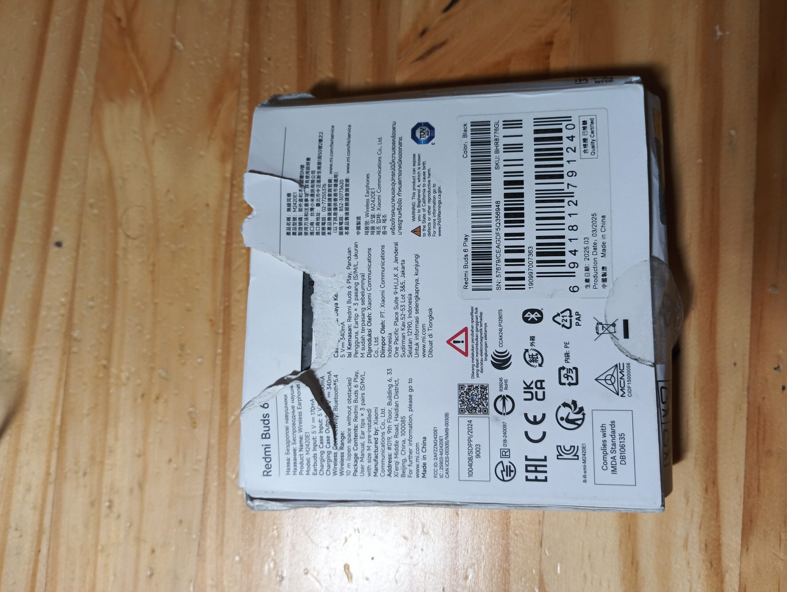 Redmi Buds 6 Play ausinės